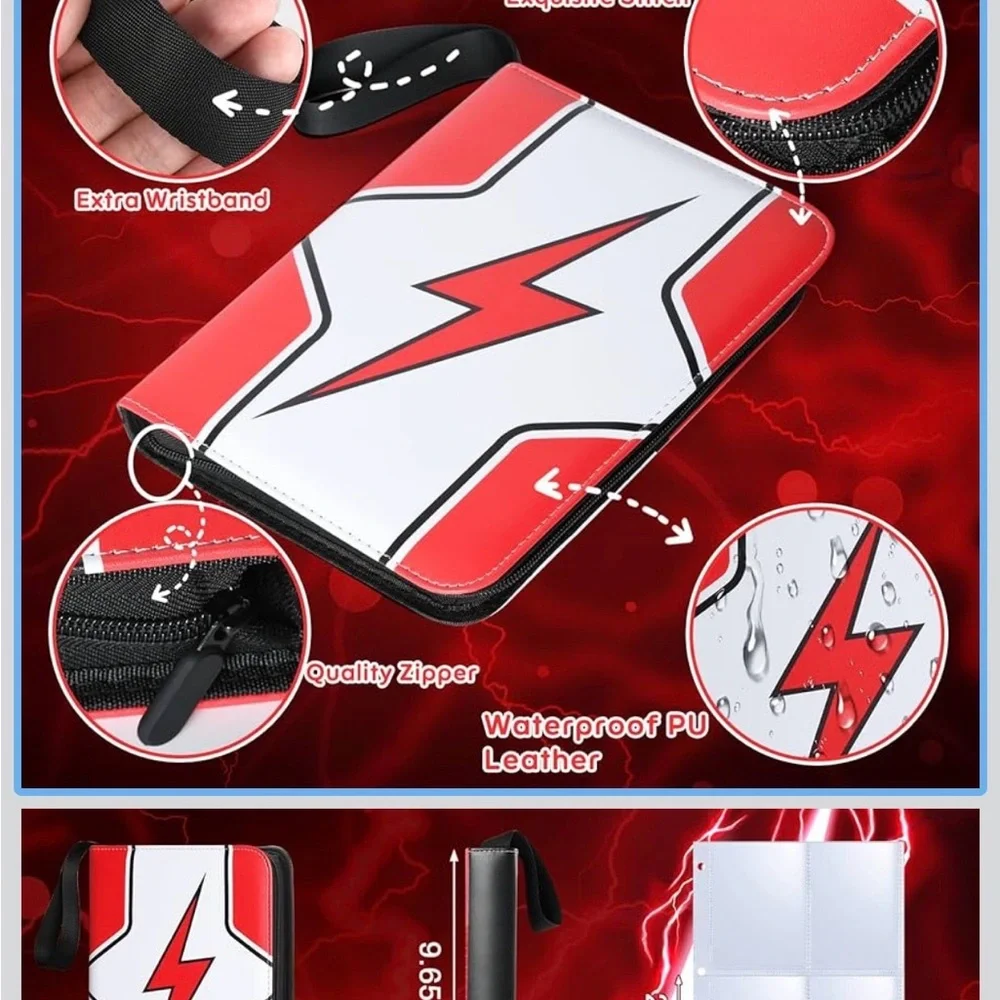 Red and White card Case